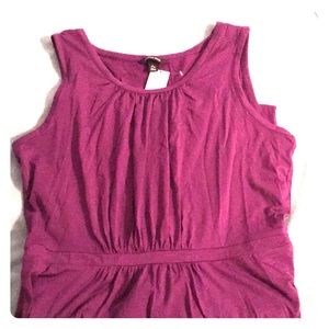 Lands’ End Purple Maxi Dress, L